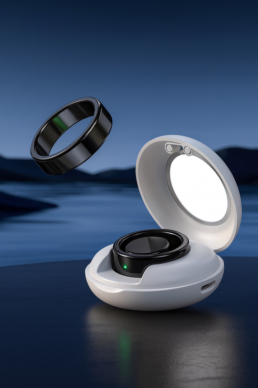 Bague Connectée – Suivi Santé, Oxygène, Sommeil & Étanche