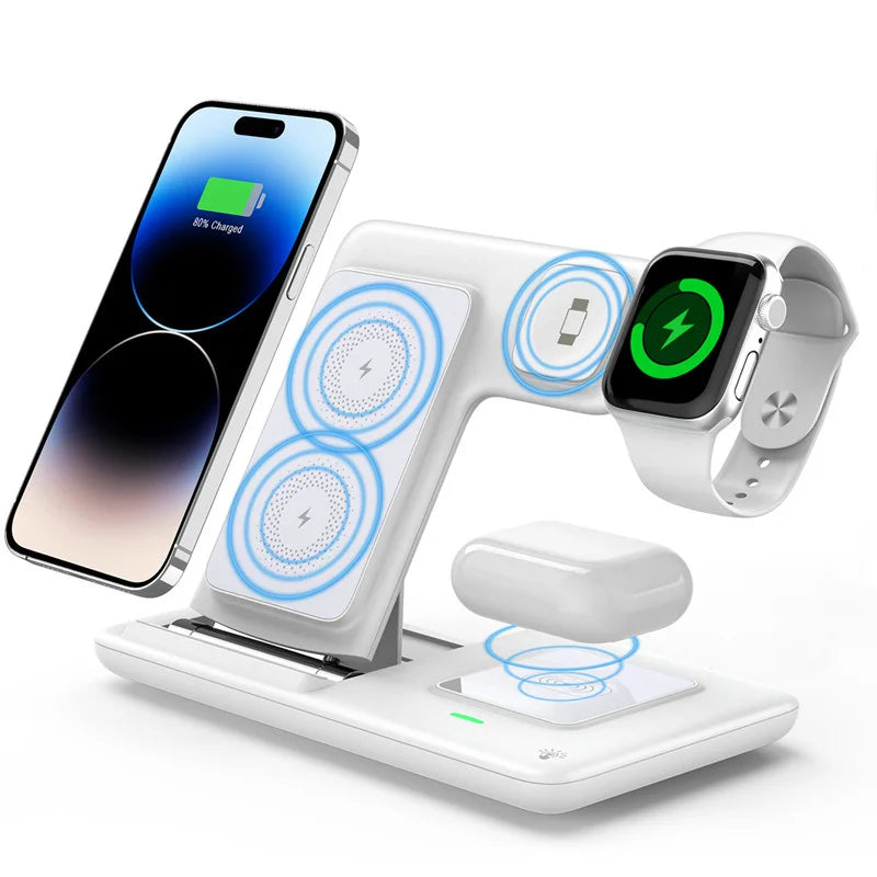 Station de Charge Sans Fil 3-en-1 30W – iPhone, Apple Watch & AirPods