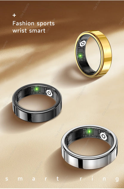 Bague Connectée – Suivi Santé, Oxygène, Sommeil & Étanche