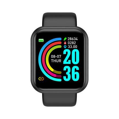 Montre Connectée Homme/Femme – Bluetooth, Musique & Suivi Santé