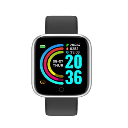 Montre Connectée Homme/Femme – Bluetooth, Musique & Suivi Santé