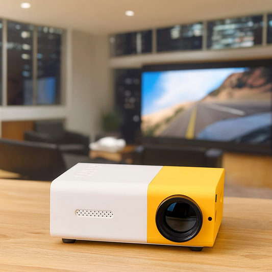 Mini Projecteur LED 1080P – Compact & Portable pour Films, Jeux & Voyage